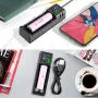 Astrolux® MC01 2 in1 USB Charging Mini Battery Charger Portable Mobile Phone Power Bank Current Optional Charger For 18650 21700 26650 14500 Li-ion Battery