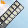 504LED Motion Sensor Solar Street Light Outdoor Home Garden Light Super Bright Waterproof Remote Control Human Body Induction 3 Lighting Mode