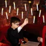 12 Pack Magic Candle Lights Halloween Birthday Party Decor Remote Control Candle Glossy With Magical Wand