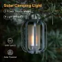 Solar Camping Lantern Portable 4-in-1 Outdoor LED Light With Tripod IPX4 Waterproof USB-C & Solar Powered Ambience