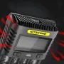 NITECORE UMS4 USB Battery Charger LCD Screen Smart Charging For 26650 18650 21700 UMS2 16340 18350