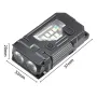 Portable LED+COB Mini LED Keychain Light USB Rechargeable with Multifunctional COB Work Lamp Long Battery for Outdoor Camping Emergency Lamp Mini Flashlight