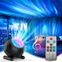 Elfeland Aurora Lights Projector RGB LED 8 Lighting Modes Remote Control Timer USB Power Bedroom Decor Night Light