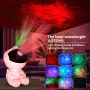 LED Astronaut Starry Sky Light Projection Night Lamp 8 Dynamic Lighting Modes Water Ripple Atmosphere Lamp Astronaut Projection Lamp