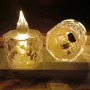 12pcs LED Tea Lights Realistic and Bright Flickering Holiday Gift Flameless Battery Operated Candles for Wedding Decoration