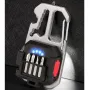 Mini LED Flashlight Work Light Portable Pocket Flashlight Keychains USB Rechargeable for Outdoor Camping Small Light Corkscrew