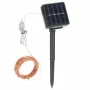 Guirnalda de luces solares de cobre de 13 m y 120 LED para bodas, fiestas, Navidad, jardín y exteriores, IP67