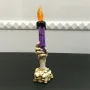 Halloween Light Flameless Plastic Candles Halloween Decoration Props Ghost Light