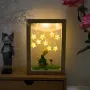 The Little Prince Night Light Handmade DIY Photo Frame Starry Fox Rose Fairy Tale Home Decor Bedroom Lamp Ornament Birthday Gift