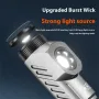 Bikight 1500 Lumens L-shape 21700 LED Flashlight 90° Swivel Emergency Magnetic Work Lamp 21700 Rechargeable Flash Light Outdoor Tactical Corner Light LED Torch