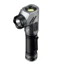 Bikight 1500 Lumens L-shape 21700 LED Flashlight 90° Swivel Emergency Magnetic Work Lamp 21700 Rechargeable Flash Light Outdoor Tactical Corner Light LED Torch