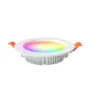 Smart LED Downlight 27mm Ultra Thin 6W RGB+CCT 2700K~6500K Compatible Zigbee 3.0 Smartthings Echo Alexa Google Home