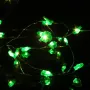 2M 18 LED Battery Operated Xmas Four leaf Clovers String Fairy Lights Party Wedding Christmas Decor