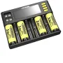 LiitoKala LII-S8 8 Yuvalı LCD Ekranlı Pil Şarj Cihazı Li-ion(IMR/ICR) LiFePO4 Ni-MH/Cd AA AAA C 18650 21700 26650 18350 14500 RCR123 Hücreler ve 9V Piller