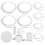 108W 10800LM 1040LED Post-Modern Ceiling Lamp Elegant Living Room Light+Remote