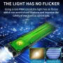 TANK007 Lampe de poche LED fine, double couleur, puissante, rechargeable, mini lampe de poche portable, rechargeable, WF02