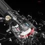 30W White-Light LED Flashlight Tactical Telescopic Zoom Flashlight Band Color Night Light Long Range Outdoor Strong Light