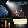 160*LEDs 2500LM 1.8m Height Adjustable Tripod Camping Light USB Power Stand Lantern Work Light For Camping Maintain Photography