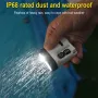 SEEKNITE U6 1600LM Mini Size High Lumen LED Keychain Flashlights U6 Super Bright Aluminum Alloy Housing Emergency Light IP68 Waterproof for Camping Hiking Lamp
