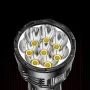 TANJE 8*P900+COB Super Bright Type-C Rechargeable ABS Housing Flashlight with 18650 Battery COB Side Light 500m Long Range Powerful LED Torch Camping Lantern