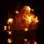 2M 18 LED Battery Powered Santa Claus String Fairy Light For Xmas Party Weddinng Decor Christmas Decorations Clearance Christmas Lights