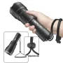 60W Cool White Dive Light Scuba Diving FlashTorch 1500 Lumens Super Bright IPX8 Waterproof Rechargeable LED Flashlights