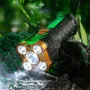 5LED Portable Flashlight Rechargeable Torch COB Side Light 4 Lighting Modes Camping Adventure Spotlight With Power Display