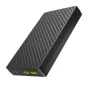 NITECORE NB20000 Gen 3 20,000mAh Large Capacity Power Bank Interwoven Carbon Fiber Sheets Ultra Lightweight Portable Power Source Portable Charging QC USB 4 Port For Phone Flashlight Home Tools