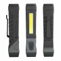 LED+COB Flashlight with Pen Clip Holder Rotatable Tail Flashlight with Magnet Strong Light Flashlight Working Light