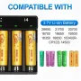 [USA Direct] I4 4-Slot with USB Type-C Port Universal Rechargeable Battery Charger Intellegent Charger for Flashlight RC Toys Home Tools Battery Charger For Li-ion 18650 21700 26650 AA AAA Batteries Cell