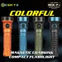SKILHUNT ESKET MiX-7 Gen 2 Plus Multi-color High CRI 2000LM 18650 LED Flashlight Magnetic Charging Portable Outdoor Searching Torch