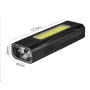 Multi-Functional Strong LED Flashlight With COB Side Light Portable USB Rechargeable Mini Torch Super Bright Cycling Bike Head Light Outdoor Hiking Camping Lamp