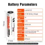 st. Lumintop 21700 Bulge-top spetsigt batteri 5000mAh högkapacitets uppladdningsbart litiumjoncell 3,7V/18,5Wh ficklampa RC hemverktyg leksaker batterier