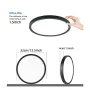 LIXINCORDA 24W WIFI Smart Ceiling Lamp Bluetooth RGBCW Colorful 1920lm Bedroom Lamp Works With Tuya Alexa Google