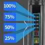 Bikight 4 LED-lichtbronnen, penvormige zaklamp, 365 nm + 395 nm + geel + wit, USB oplaadbaar, geld, huisdierurine, erts, kat, fluorescerende marker, controle, UV-licht, kampeerlamp, inspectielamp