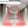 12W 18W Intelligent Motion Sensor LED Ceiling Light Non-dimmable Home Fixture Detective Lamp AC220V