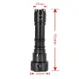 T20 LED Tactical Flashlight Infrared IR 850nm/940nm Night Vision Zoomable Torch with 18650 Battery IPX6 Waterproof Lantern