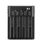 [USA Direct] K4 4-Slot with USB Port Universal Rechargeable Li-ion Battery Charger for Flashlight RC Toys Home Tools Batteries Cell