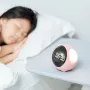 Alarm Clock with Cute Expression Voice-Activated Numpopularity Alarm Clocks Rechargeable LED Night Lights