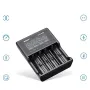 XTAR VC4SL Intellegent LCD Battery Charger USB C QC3.0 Fast Charge 1.2V Ni-MH AAA AA Batteries Rechargeable Li ion 18650 21700 Battery Charger