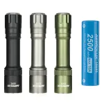 Astrolux® ED01 175° Floodlight Flashlight With 18650 Battery 1287LM 451M Long Range RGB AUX Light Design TYPE-C Fast Charging Power by 18650/ 18350 Battery LED Light EDC Torch with Two-way Clip