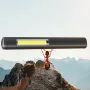 Outdoor Compact and Portable Aluminum Alloy XPE+COB Rechargeable Pen Light Work Lamp Keychain Light