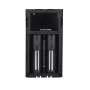[US Direct] H2 Dual-Slot with LCD Screen Display Li-ion Battery Charger Intellegent Fast Charging for 18650 21700 26650 Rechargeable Batteries For Flashlight RC Toys Home Tools