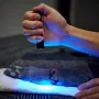 Lumintop Tool AA UV 2.0 Ultraviolet Flashlight UV Flashlight 2 Mode 365nn Wavelength Black Light Flashlight 14500 Battery Mini Camping UV Torch
