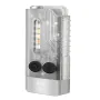 V10L EDC Mini Flashlight 1000LM 100M Range Torch Rechargeable Waterproof Keychain Blue Red UV White Warm Light