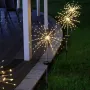 Luces solares para exteriores, 90/120/150 LED, lámpara de fuegos artificiales solares, decoración de jardín, luz de césped para exteriores, luces de Navidad y Año Nuevo.