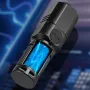 E-Smarter K91 Powerful Zoomable LED Flashlight with 18350 Battery USB Rechargeable Flash Light Camping Lamp IP64 Waterproof Fishing Lantern Lamp