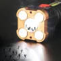 5LED Portable Flashlight Rechargeable Torch COB Side Light 4 Lighting Modes Camping Adventure Spotlight With Power Display