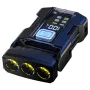 Bikight COB+SMD LED Super Bright Flashlight USB Charging Portable Camping Lantern Power Display Mini Emergency Lantern for Night Running