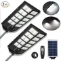 2PCS LED Solar Wall Light Motion Sensor with Remote Control, 3 Modes Flood Lamp